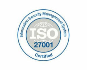 ISO certification for software companies regarding data security and privacy